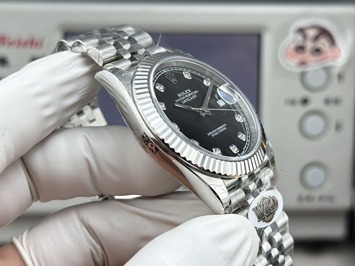 最高級ロレックススーパーコピー ROLEX デイトジャスト41 126334 ジュビリーブレス メンズ 腕時計 ブラック 2630192 ロレックス スーパーコピー腕時計 - 画像 (4)