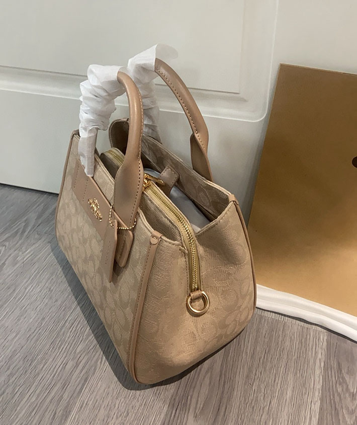 最高級コーチスーパーコピー COACH カーリー キャリーオール バッグ ダーク ナチュラル マルチ CAL03 IMLG6 コーチ バッグ 人気 - 画像 (5)