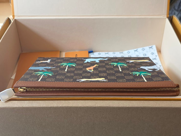 ルイヴィトン販売店舗 バッグ レディース LV Pochette Voyage MM x The Darjeeling Limited N40897 ルイヴィトン バッグ 新作 - 画像 (6)