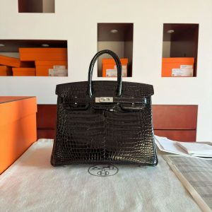 エルメス バーキン クロコ 黒