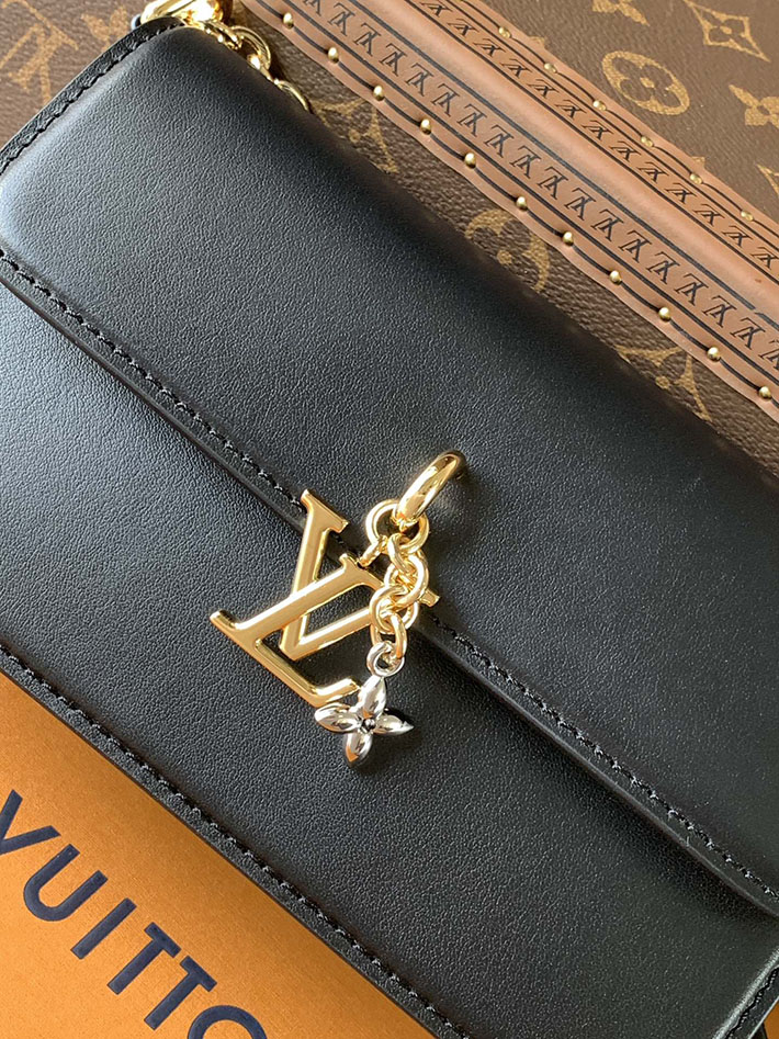 ルイヴィトン販売店舗 バッグ レディース LV ウォレット オン チェーン・LV ブルーム ブラック M14564 ルイヴィトン 斜 めがけ 人気 - 画像 (6)