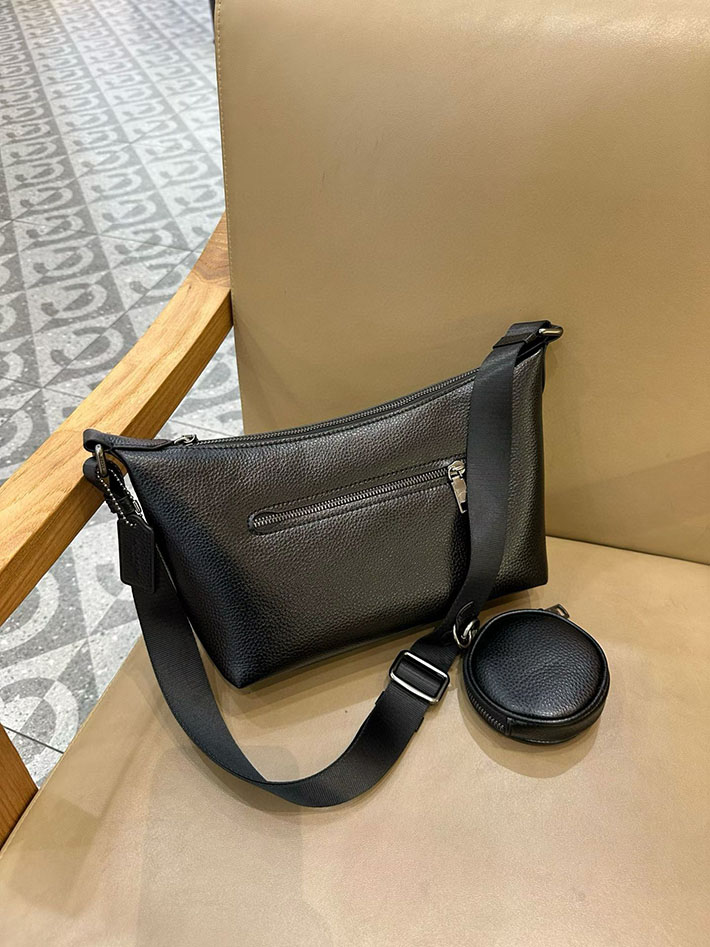 コーチ バッグ アウトレット COACH スモール フィン クロスボディ バッグ・ポーチ ブラック CCG20 QB/BK コーチ バッグ 斜 めがけ 人気 メンズ - 画像 (7)