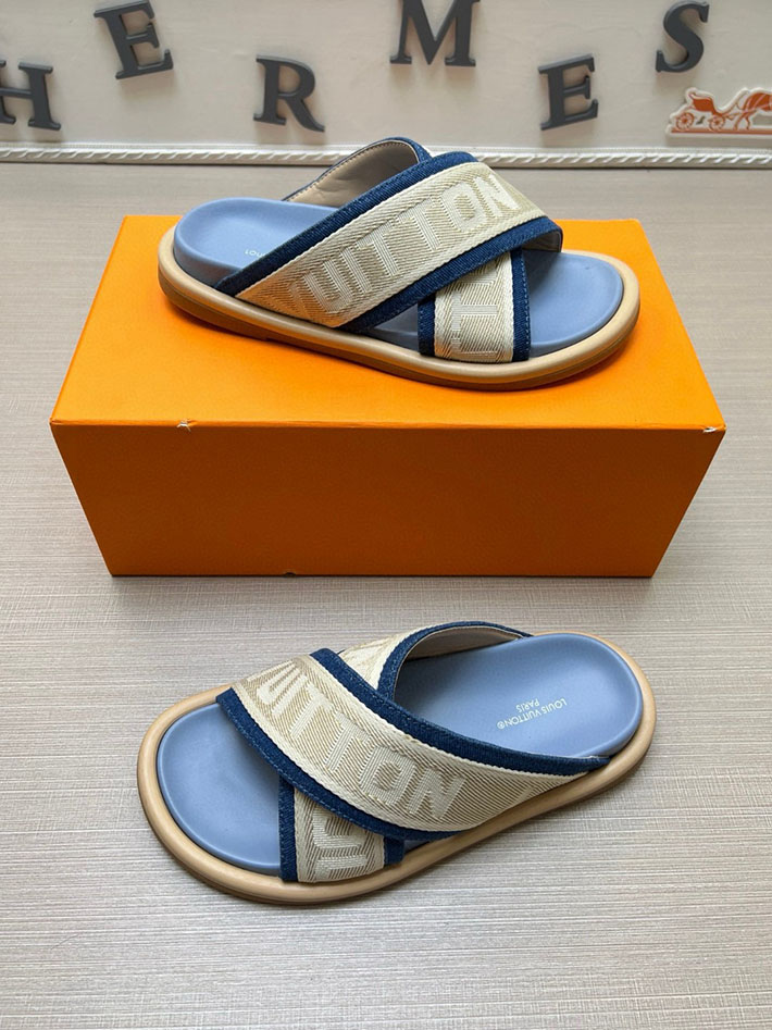 メンズ・レディース兼用 ルイヴィトン LV ブリス・ライン ミュール シューズ 靴 スライドサンダル 2629679 カジュアル ヴィトン 靴 メンズ - 画像 (8)