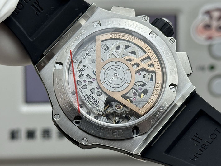 最高級ウブロスーパーコピー HUBLOT ビッグ・バン 20th アニバーサリー チタニウム セラミック 431.NM.1337.RX ウブロ 時計 安い順 - 画像 (3)
