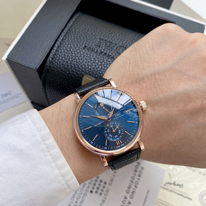 最高級IWCスーパーコピー IWC時計コピー ポートフィノ ハンドワインド ムーンフェイズ 41mm 2629714 高級 腕時計 ブランド - 画像 (4)