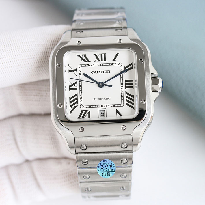 最高級カルティエスーパーコピー Cartier 39.8MM メンズ サントス ドゥ カルティエ LM WSSA0018 カルティエ 時計 サントス メンズ - 画像 (9)