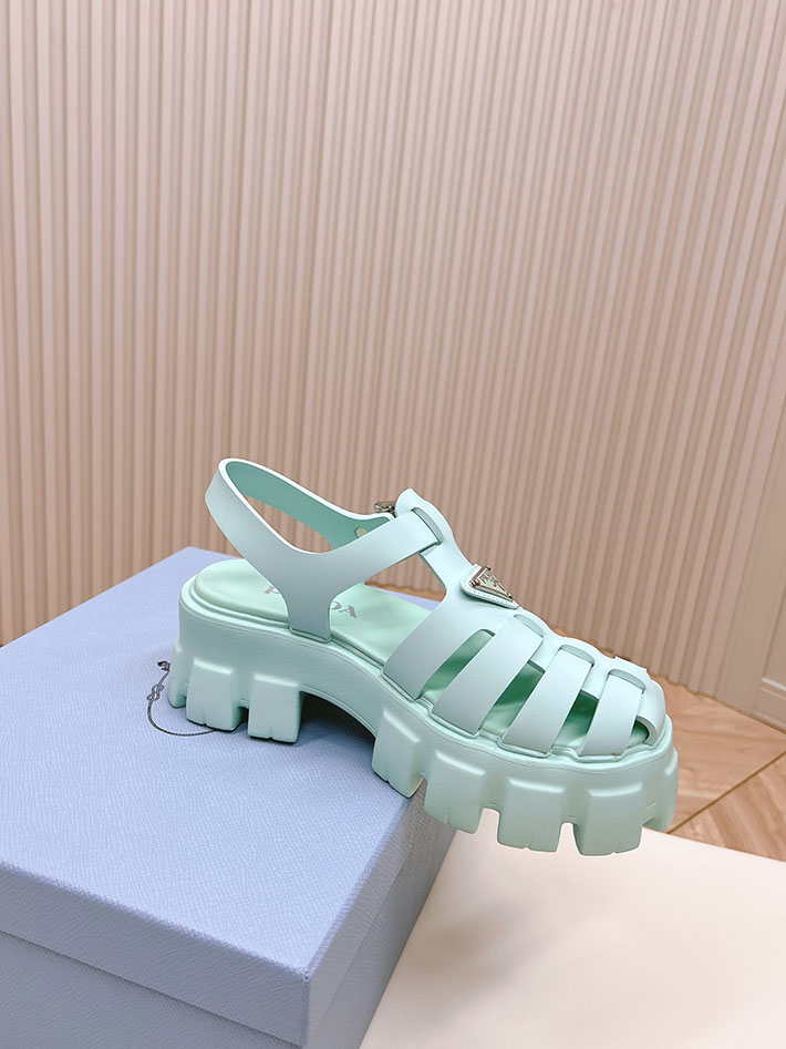 レディース 最高級プラダスーパーコピー PRADA モノリス ラバー サンダル 1X853M EVA ビーチサンダル 2629802 サンダル レディース 夏 - 画像 (9)