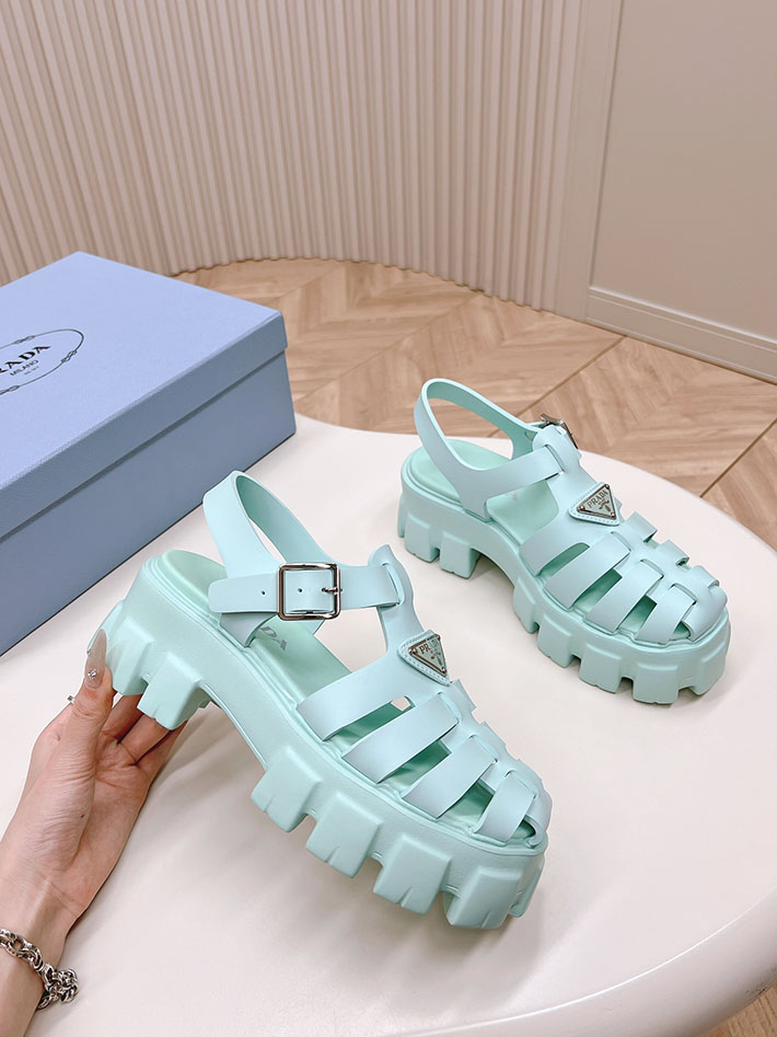 レディース 最高級プラダスーパーコピー PRADA モノリス ラバー サンダル 1X853M EVA ビーチサンダル 2629802 サンダル レディース 夏 - 画像 (8)
