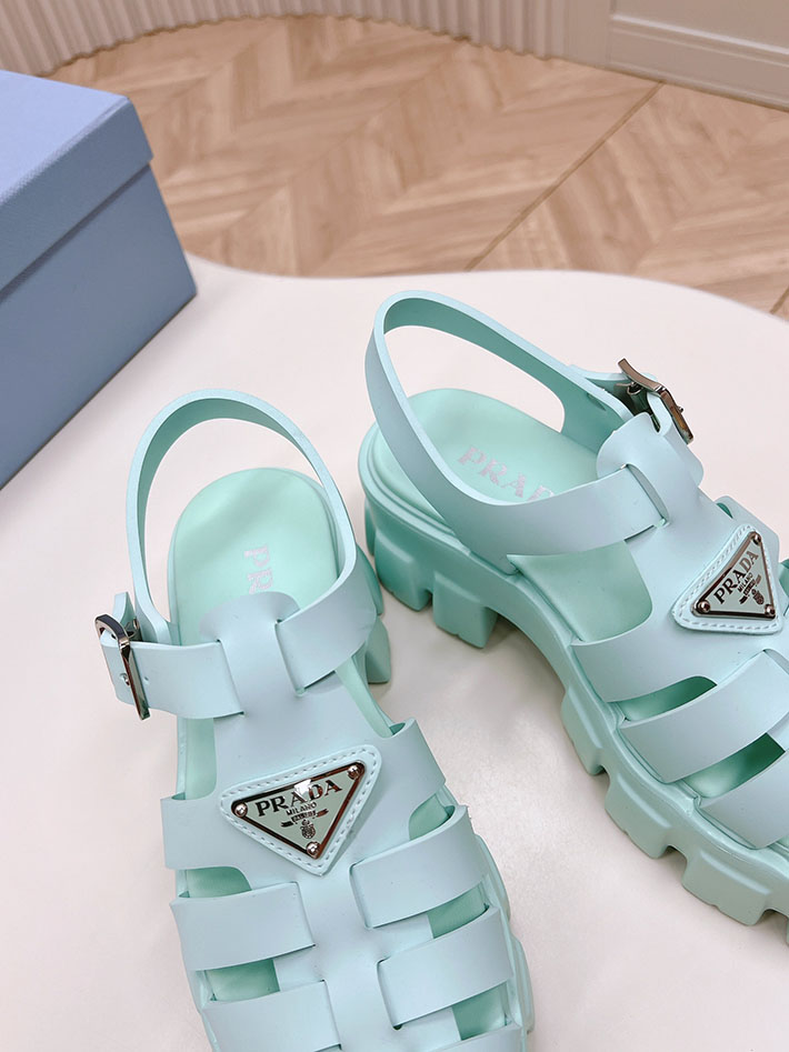 レディース 最高級プラダスーパーコピー PRADA モノリス ラバー サンダル 1X853M EVA ビーチサンダル 2629802 サンダル レディース 夏 - 画像 (5)