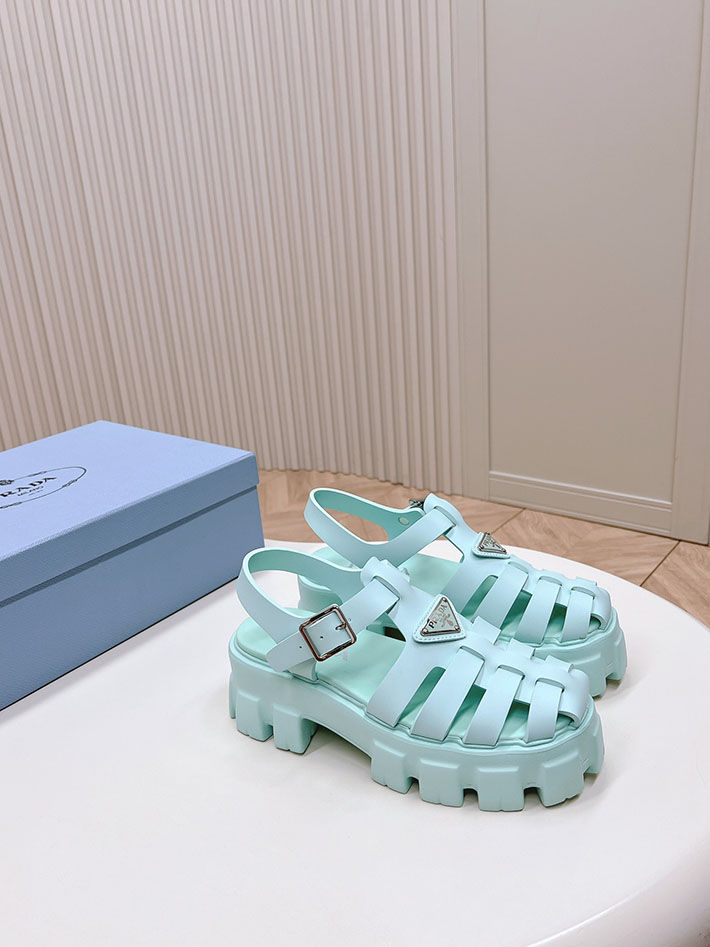 レディース 最高級プラダスーパーコピー PRADA モノリス ラバー サンダル 1X853M EVA ビーチサンダル 2629802 サンダル レディース 夏 - 画像 (3)