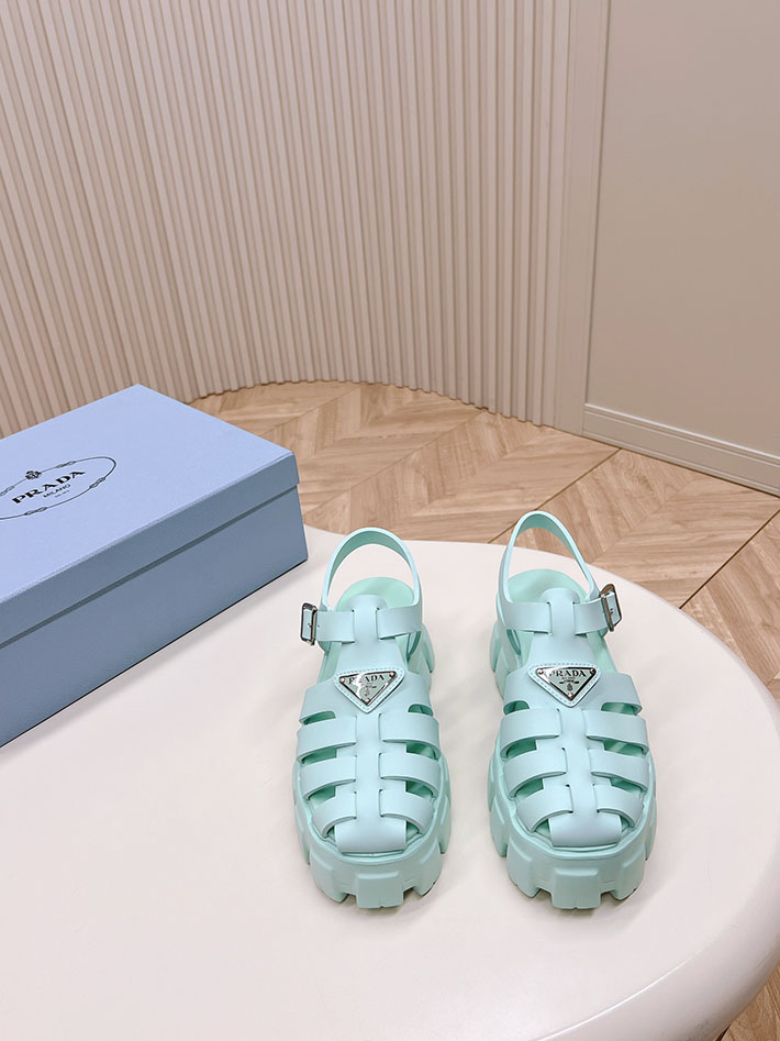 レディース 最高級プラダスーパーコピー PRADA モノリス ラバー サンダル 1X853M EVA ビーチサンダル 2629802 サンダル レディース 夏 - 画像 (2)