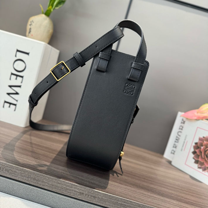 最高級ロエベスーパーコピー LOEWE HAMMOCK SLICE BAG クロスボディバッグ ブラック a538hhsx01 1100 ロエベ バッグ アウトレット - 画像 (9)