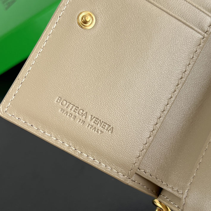 最高級ボッテガコピー Bottega Veneta ソルスティス スモール 二つ折りウォレット ポリッジ 788055V4R419776 ボッテガ ヴェネタ 財布 レディース - 画像 (3)