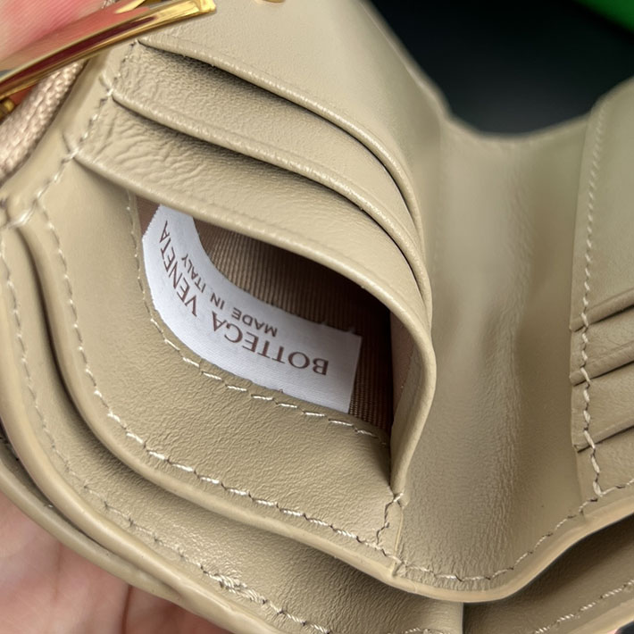 最高級ボッテガコピー Bottega Veneta ソルスティス スモール 二つ折りウォレット ポリッジ 788055V4R419776 ボッテガ ヴェネタ 財布 レディース - 画像 (2)
