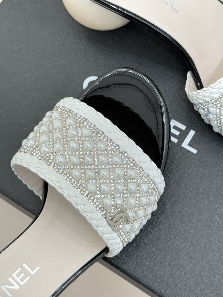 最高級シャネルスーパーコピー CHANEL サンダル 安い 店舗 レディース ミュール 人気通販 ホワイト 2631070 シャネル 靴 アウトレット - 画像 (4)