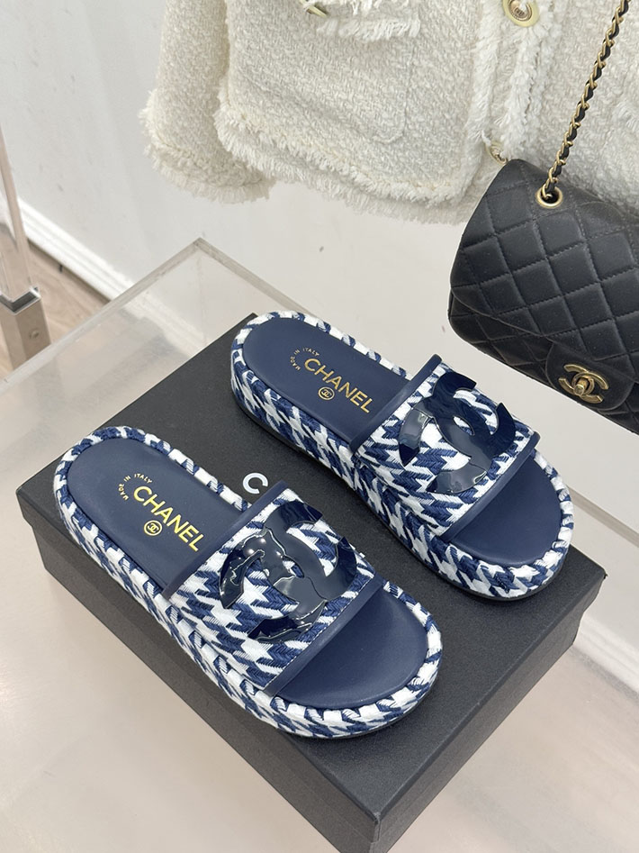 最高級シャネルスーパーコピー CHANEL 厚底 ココマーク サンダル 人気ブランド レディース ブルー 2631079 シャネル 靴 サンダル - 画像 (9)