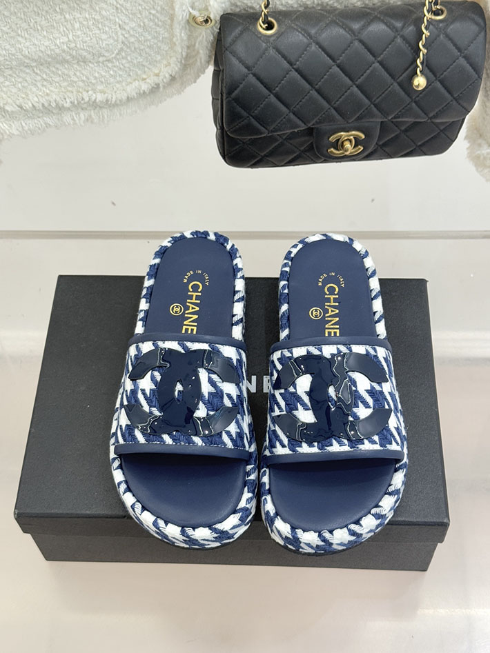 最高級シャネルスーパーコピー CHANEL 厚底 ココマーク サンダル 人気ブランド レディース ブルー 2631079 シャネル 靴 サンダル - 画像 (8)