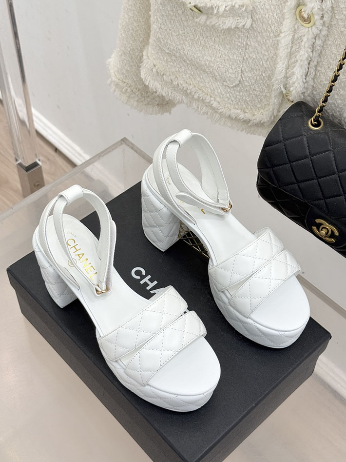 最高級シャネルスーパーコピー CHANEL シースルー スポーツ サンダル 厚底 レディース ホワイト 2631089 シャネル サンダル 新作 - 画像 (8)