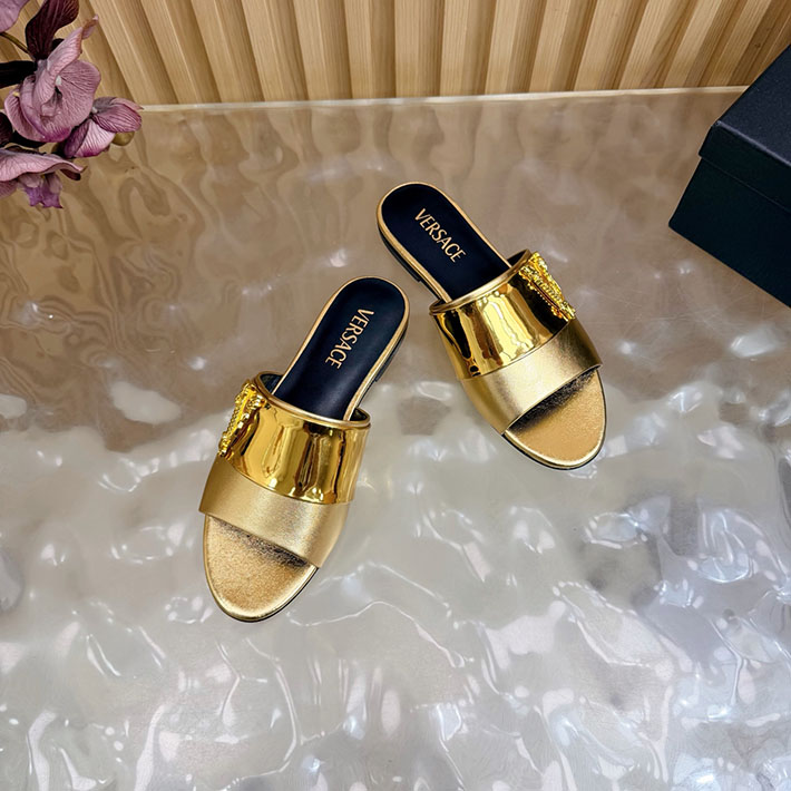 最高級ヴェルサーチェスーパーコピー VERSACE 2026年最新 特集 レディース 夏サンダル ゴールド 2631297 ヴェルサーチ 靴 安い - 画像 (5)