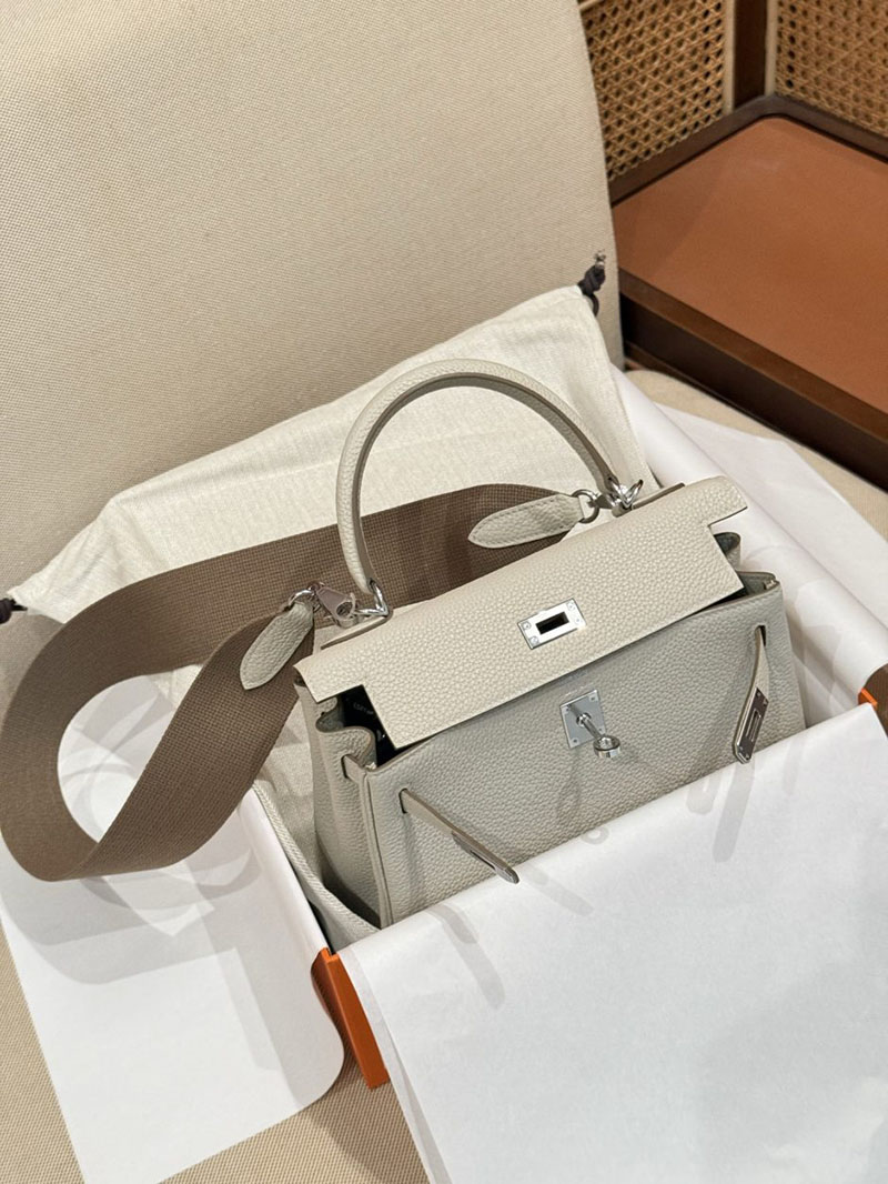 エルメス ケリー 25の通販 HERMES ケリー25 内縫い ベトン トゴ シルバー金具 2631458 エルメス ケリー 25 値段 - 画像 (10)