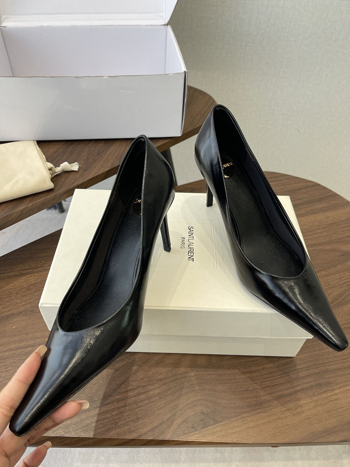 最高級サンローランスーパーコピー YSL 2026年春夏 新作 ポインテッドトゥパンプス レディース ブラック 2630635 サンローラン 靴 レディース - 画像 (7)