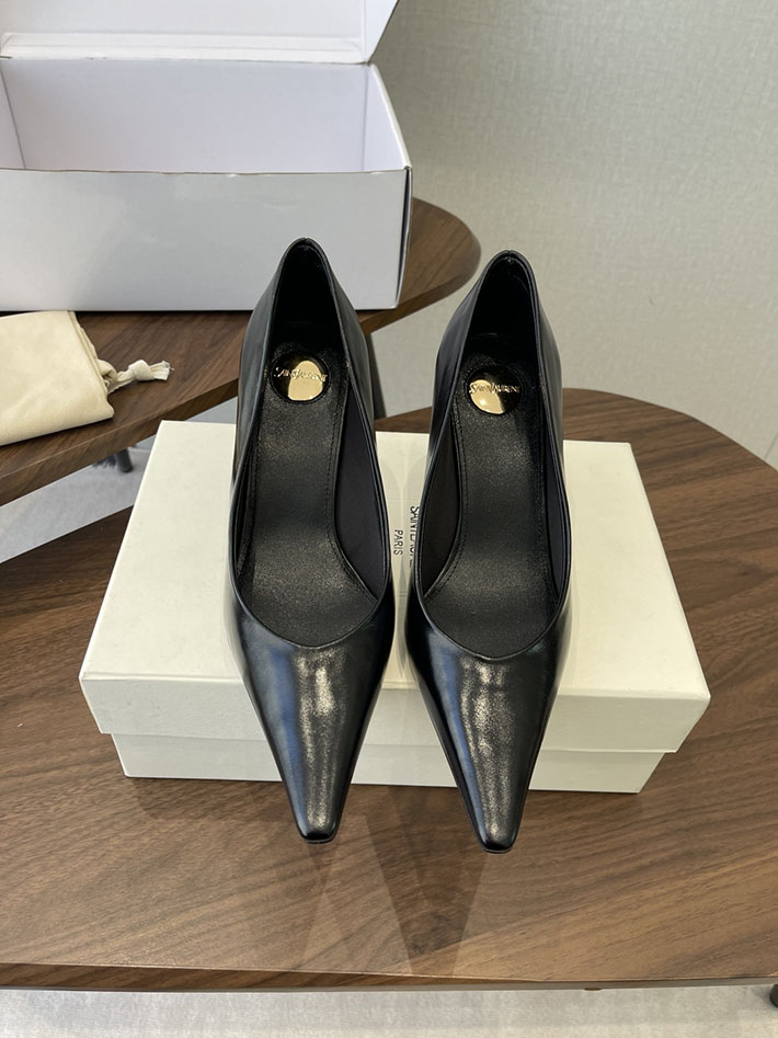 最高級サンローランスーパーコピー YSL 2026年春夏 新作 ポインテッドトゥパンプス レディース ブラック 2630635 サンローラン 靴 レディース - 画像 (3)
