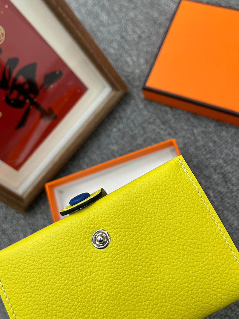エルメス カードホルダーの通販 HERMES カードホルダー R.M.S ライム ヴォー・エヴァーカラー H088006CK9R エルメス 名刺入れ メンズ - 画像 (6)