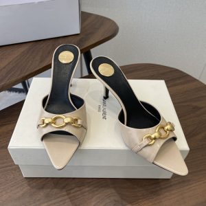 ミュール サンダル ヒール