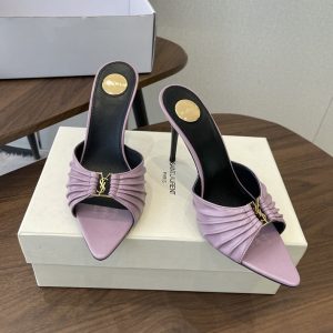 ミュールサンダル ヒール