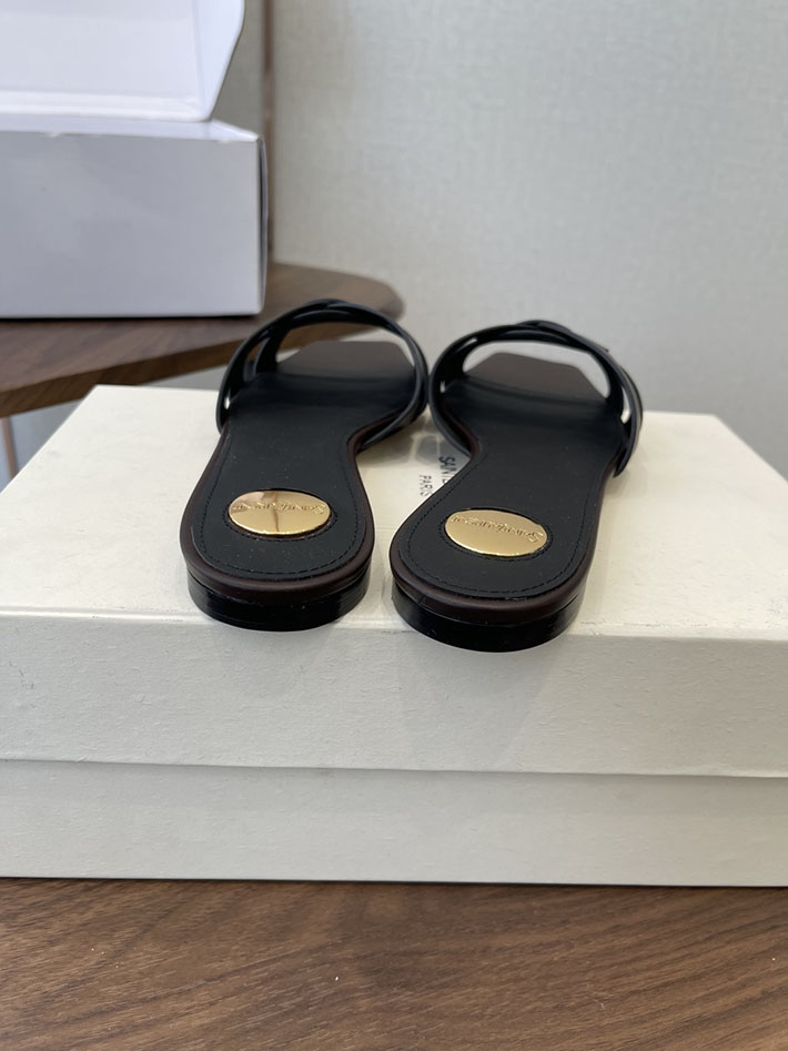 最高級サンローランスーパーコピー YSL 2026 新作 tribute MULES in patent leather 茶色 2630712 サン ローラン サンダル レディース - 画像 (5)