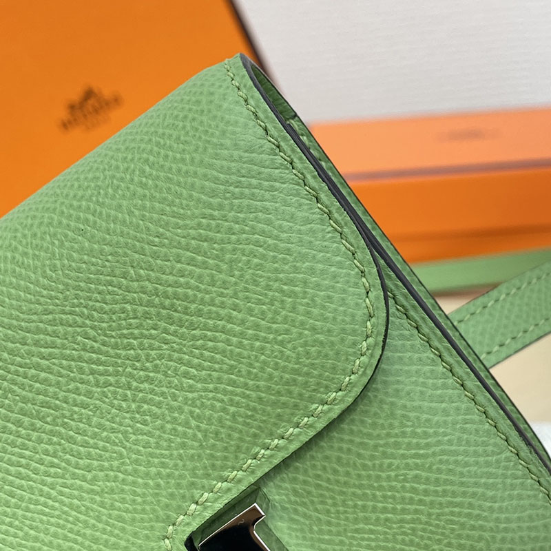 エルメス通販 HERMES 財布 コンスタンス スリム ヴェールクリケット ヴォー・エプソン シルバー金具 H082060CK3I コンスタンス 財布 クロコ - 画像 (6)