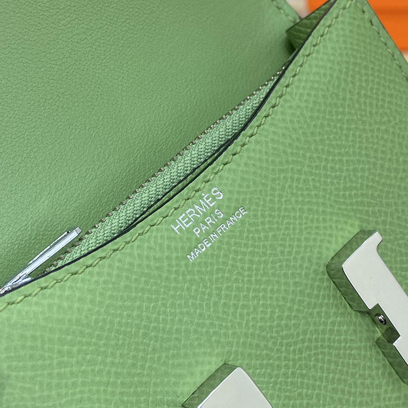 エルメス通販 HERMES 財布 コンスタンス スリム ヴェールクリケット ヴォー・エプソン シルバー金具 H082060CK3I コンスタンス 財布 クロコ - 画像 (4)