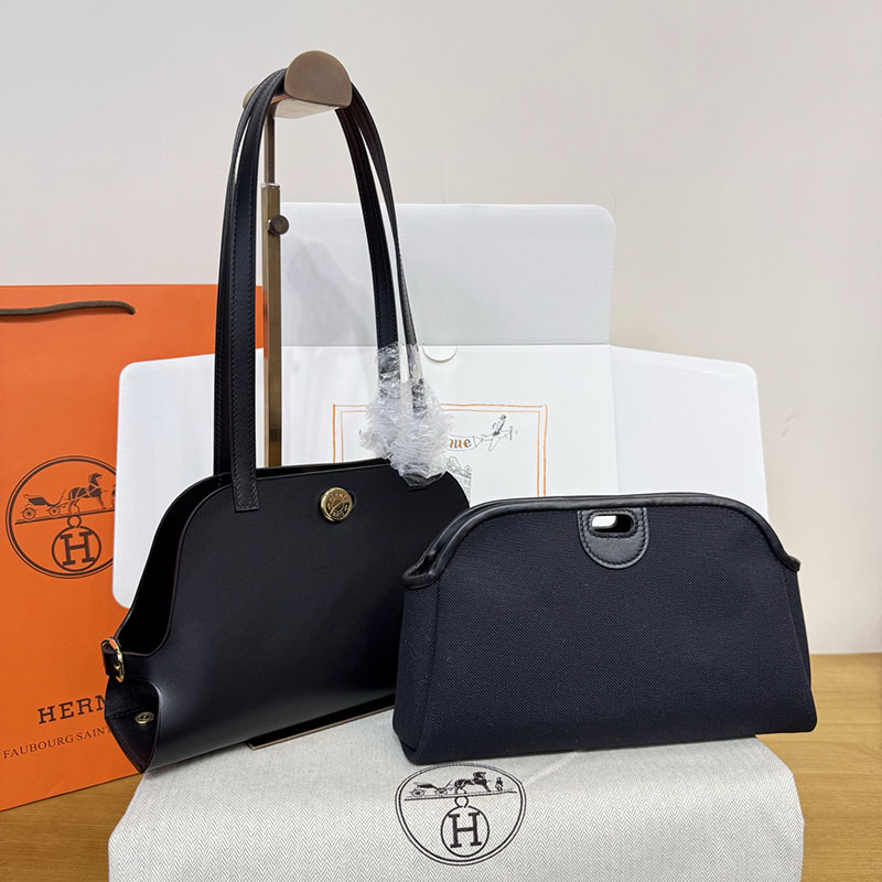 エルメス トートバッグ HERMES タブリエ・セリエ 黒 ブラック スウィフト ゴールド金具 H086583CC89 エルメス トートバッグ 公式 - 画像 (2)