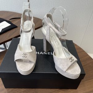 シャネル サンダル 厚底