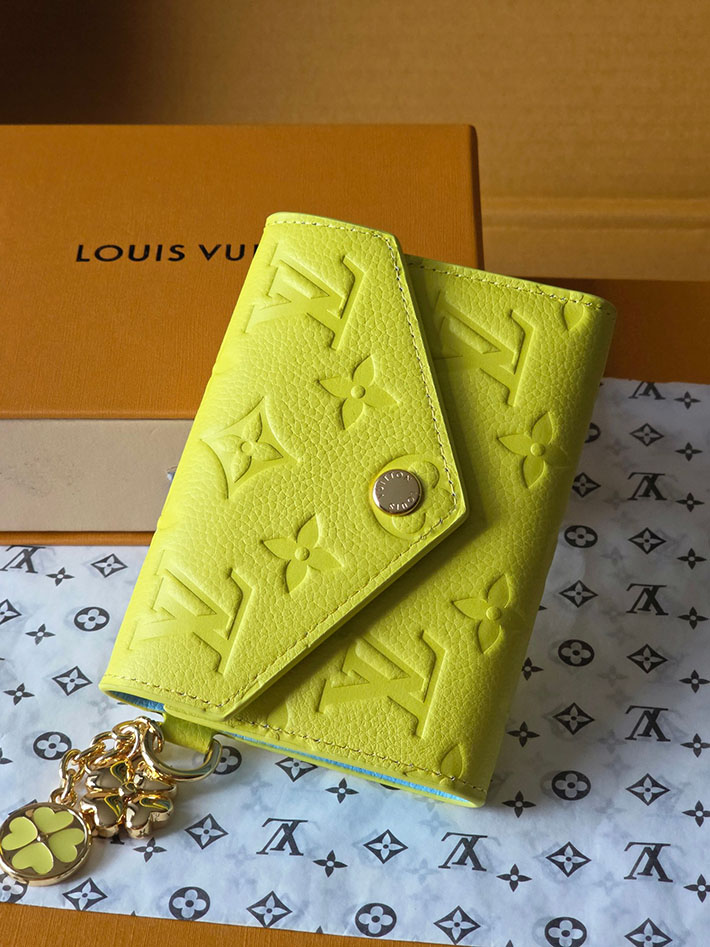 最高級ルイヴィトンスーパーコピー Louis Vuitton 財布 ポルトフォイユ・ヴィクトリーヌ シトラス M28292 ルイヴィトン ミニ財布 レディース - 画像 (9)