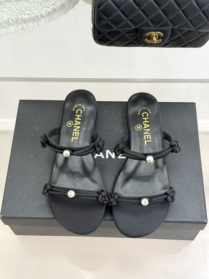 最高級シャネルスーパーコピー CHANEL 2026年春夏 新作 ココマーク サンダル レディース 女 ブラック 2630828 シャネル サンダル 公式 - 画像 (7)