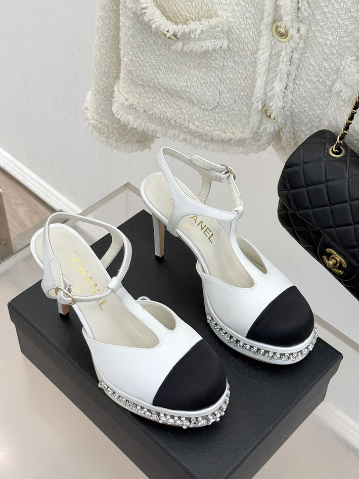 最高級シャネルスーパーコピー CHANEL 2026新作 ココマーク スリングバック シューズ パンプス 靴 ホワイト 2630870 シャネル パンプス 定番 - 画像 (9)