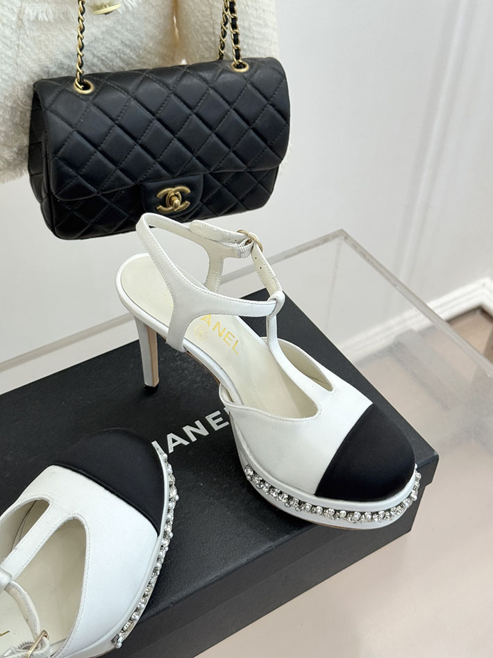 最高級シャネルスーパーコピー CHANEL 2026新作 ココマーク スリングバック シューズ パンプス 靴 ホワイト 2630870 シャネル パンプス 定番 - 画像 (7)