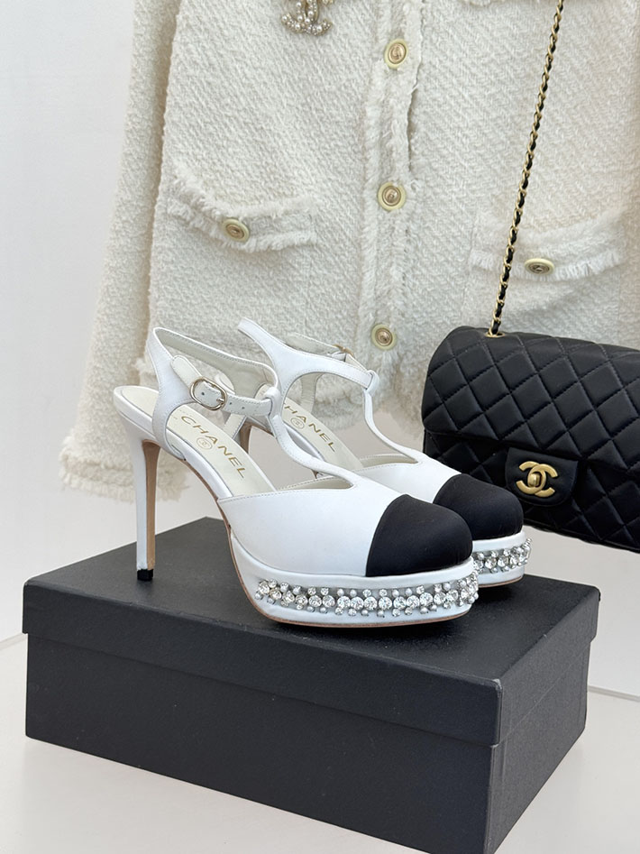 最高級シャネルスーパーコピー CHANEL 2026新作 ココマーク スリングバック シューズ パンプス 靴 ホワイト 2630870 シャネル パンプス 定番 - 画像 (2)