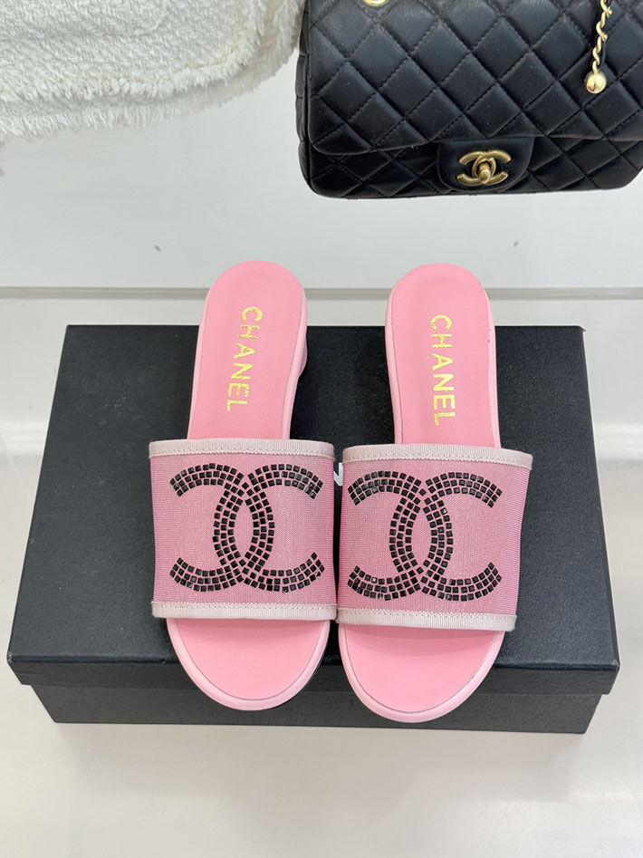 最高級シャネルスーパーコピー CHANEL ココマーク サンダル ミュール ヒール レザー 靴 ピンク 2630889 シャネル サンダル ピンク - 画像 (9)