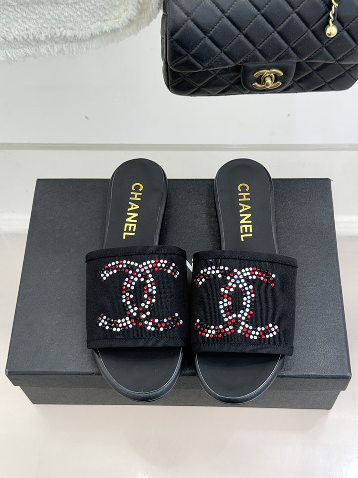 最高級シャネルスーパーコピー CHANEL ココマーク サンダル ミュール ヒール レザー 靴 ブラック 2630893 シャネル サンダル 新作 - 画像 (8)
