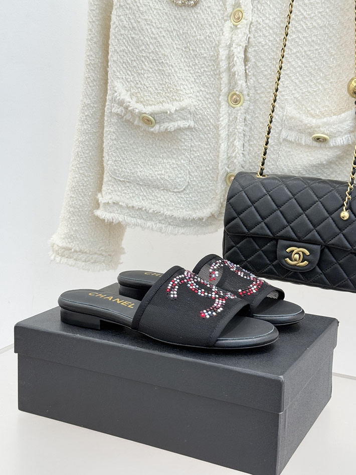 最高級シャネルスーパーコピー CHANEL ココマーク サンダル ミュール ヒール レザー 靴 ブラック 2630893 シャネル サンダル 新作 - 画像 (2)