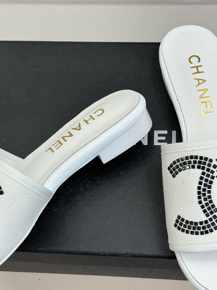 最高級シャネルスーパーコピー CHANEL ココマーク サンダル ミュール ヒール レザー 靴 ホワイト 2630896 レディース サンダル 夏 - 画像 (7)