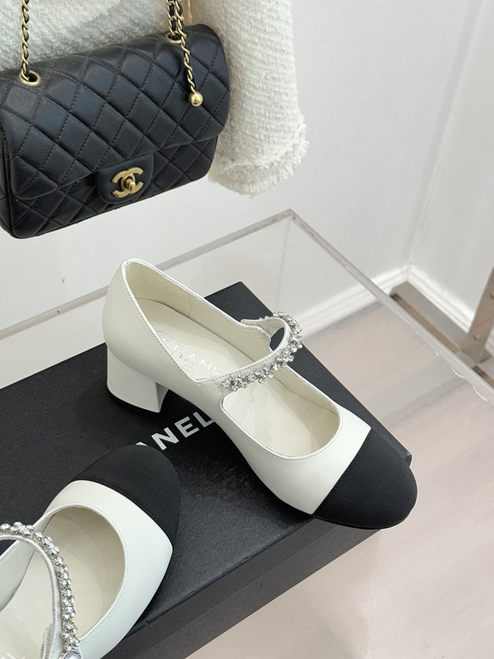最高級シャネルスーパーコピー CHANEL メリージェーン フラットシューズ パンプス レザー 新作シューズ ホワイト 2630904 シャネル 靴 パンプス - 画像 (6)