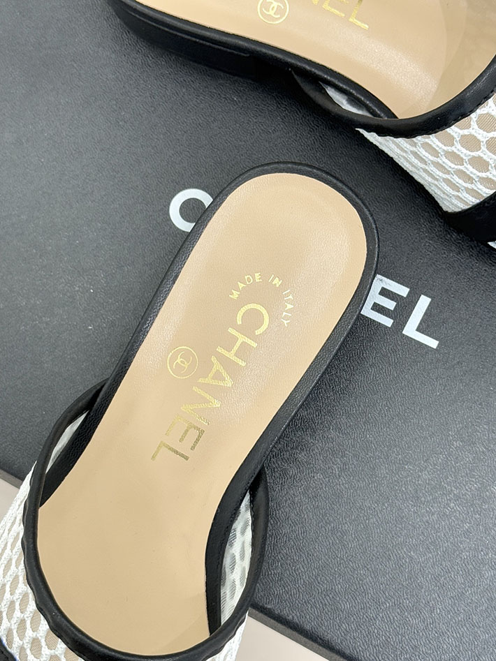 最高級シャネルスーパーコピー CHANEL ミュール サンダルギンガムチェック レザー 靴 ブラック 2630911 シャネル サンダル 安い - 画像 (3)