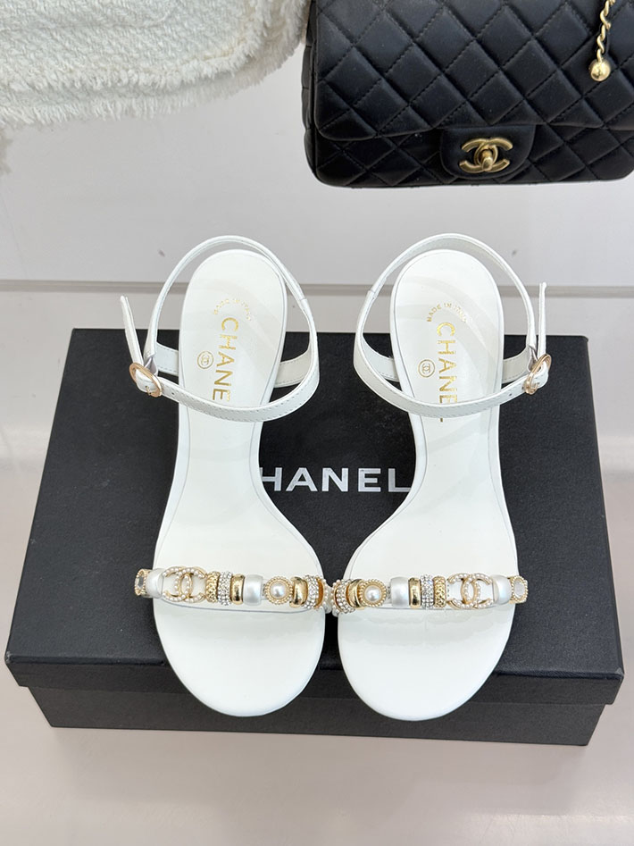 最高級シャネルスーパーコピー CHANEL ココマーク サンダル ストラップサンダル 2026新作 ホワイト 2630922 シャネル サンダル 公式 - 画像 (7)