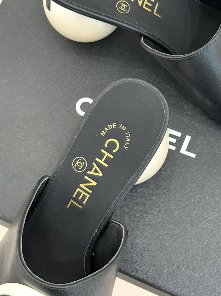 最高級シャネルスーパーコピー CHANEL パールヒールブーツ 2026新作 球体パールヒール パンプス ブラック 2630933 シャネルビーチサンダル - 画像 (3)