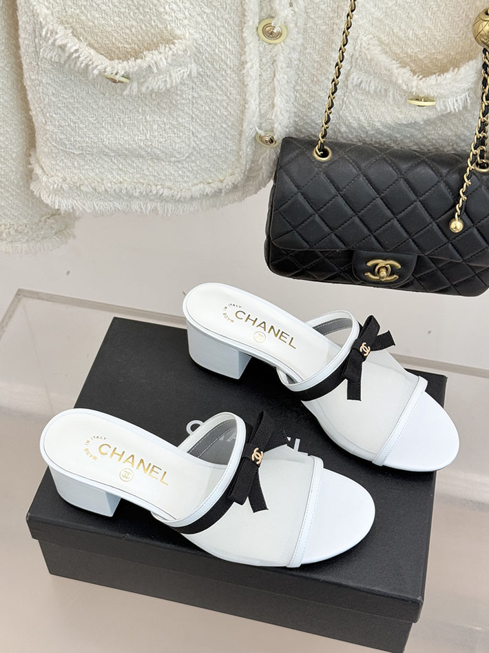最高級シャネルスーパーコピー CHANEL メッシュ ミュール サンダル レディース 疲れない 2026新作 ホワイト 2630939 シャネル サンダル 白 - 画像 (8)