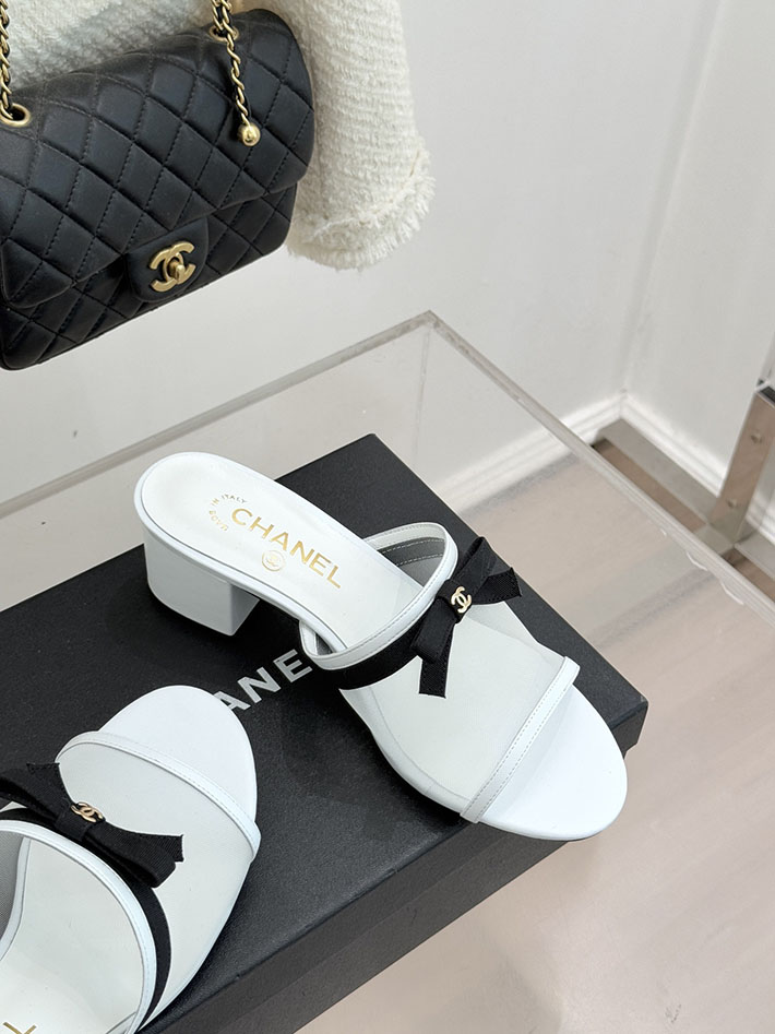 最高級シャネルスーパーコピー CHANEL メッシュ ミュール サンダル レディース 疲れない 2026新作 ホワイト 2630939 シャネル サンダル 白 - 画像 (6)