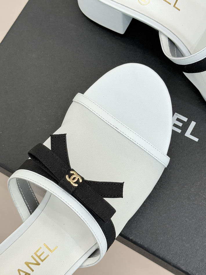 最高級シャネルスーパーコピー CHANEL メッシュ ミュール サンダル レディース 疲れない 2026新作 ホワイト 2630939 シャネル サンダル 白 - 画像 (4)